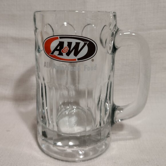 🎬 A & W All American Food Glass Mug - Picture 1 of 1